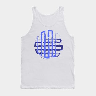 Abstract line in circle Tank Top